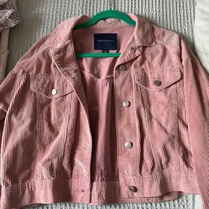 Pink corduroy jacket
